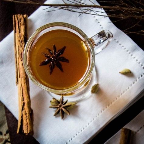 It’s getting cold here in San Diego and there is nothing better than a Hot Toddy to warm you right up! We used to make it often on cold winter nights when we lived in Arlington, VA. The hot toddy is believed to have gotten it’s name from the Indian tadi. It is said that … Winter Drinks Alcoholic, Star Anise Tea, Warm Holiday Drinks, Remedy For Cold, Cold And Cough, Holiday Drinks Alcohol, Cooking Projects, Ginger And Cinnamon, Ayurvedic Remedies