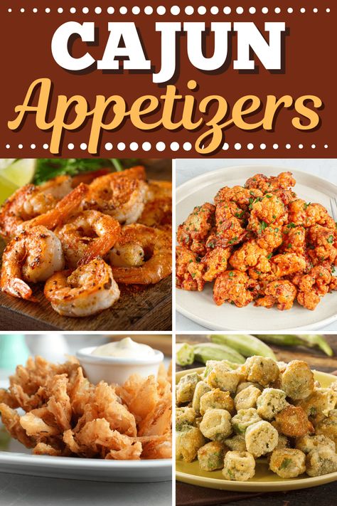 These simple Cajun appetizers pack a punch and will start your party off right! From dips to cheese balls to sausage puff, these starters will be the talk of the town! Cajun Recipes Appetizers, Cajun Sausage Appetizers, Cajun Sausage Balls, Cajun Hors D'oeuvres, Louisiana Recipes Appetizers, New Orleans Style Appetizers, Creole Appetizers New Orleans, Cajun Party Food Appetizers, Cajun Buffet Ideas