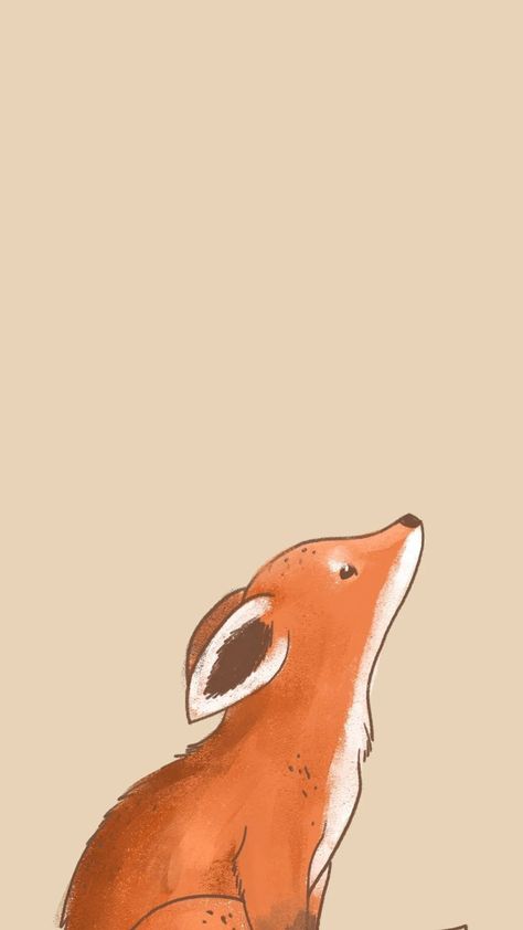 Fox Iphone Wallpaper, Fox Background, Fall Wonderland, Aesthetic Lock Screen, Autumn Phone Wallpaper, Fantastic Fox, Fall Drawings, Fox Artwork, Wallpaper Autumn