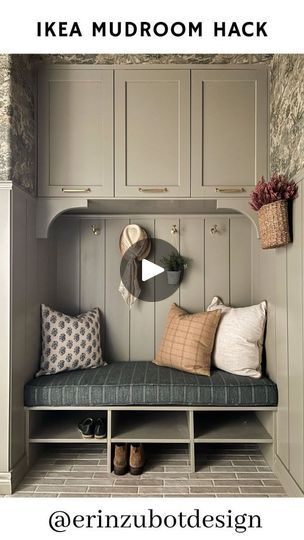 131K views · 404 reactions | Elevate Your Entryway with This DIY IKEA Mudroom Built-in! 🌿🔨 @erinzubotdesign shows how to turn IKEA kitchen cabinets into a stylish and functional mudroom. Her tips on sanding, priming, and painting ensure a perfect finish. 🌟 #MudroomMakeover #HomeProjects #IkeaBuiltIn

Head over to her page for the complete tutorial and endless inspiration! Discover more at @erinzubotdesign! 🛠️✨

©️ All Rights And Credits Reserved To The Respective Owners

👉 Follow @ikeacreativeideas
👉 Follow @ikeacreativeideas
👉 Follow @ikeacreativeideas
.
.
.
.
.
#ikeahack #ikea #ikeahacks #ikeadiy #ikeahome #ikeaideas #ikealover #interiordesign #interiorinspiration #interiorhacks #diy #diyhomedecor #diyideas #diyproject #diycrafts #home #storage #kitchendesign #kitchen #bedroom #li Diy Ikea Mudroom, Ikea Doors, Ikea Mud Room, Ikea Mudroom, Functional Mudroom, Ikea Built In, Mudroom Closet, Mudroom Makeover, Hallway Inspiration