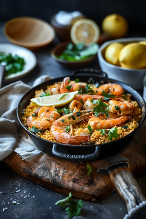 Pescatarian Recipes for Seafood Lovers - Meal Prepify Recipes For Seafood, Mediterranean Tuna Salad, Herb Salmon, Pescatarian Diet, Flat Lay Ideas, Veggie Skewers, Seafood Paella, Healthiest Seafood, Salmon And Asparagus