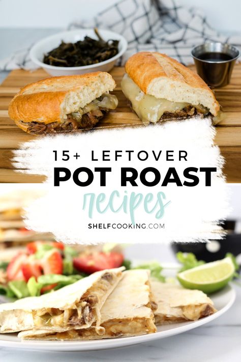 These leftover pot roast recipes will make the whole family sing for joy and beg for seconds! Whether you're craving soup, sandwiches, or a comforting casserole, we've got just what you need to use up those leftovers in the most delicious way without wasting a single bite! Leftover Arm Roast Recipes, Leftover Pot Roast Recipes Sandwiches, What To Make With Leftover Pot Roast, What To Do With Leftover Roast, Recipes For Leftover Pot Roast, Chuck Roast Leftover Recipes, Pot Roast Leftover Recipes, What To Do With Leftover Pot Roast, Leftover Pot Roast Ideas