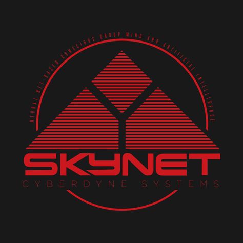 'Skynet Cyberdyne Systems' #terminator #comic #robots #schwarzenegger #sciencefiction #scifi #machine #t2 #skynet #selfaware ad Skynet Terminator Robots, Skynet Logo, Scifi Machine, Aperture Logo, Skynet Terminator, Mobile Stickers, Patches Shirt, Joker Art, Retro Sign