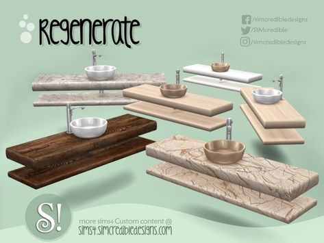 Sims 4 Sink Cc, Simcredible Sims 4, The Sims Resource Objects, Sims Decor, Trendy Lighting, Sims 4 Tsr, Sims Baby, Sims 4 Bedroom, Sims 4 House Building