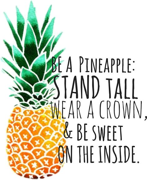 Be a Pineapple Plain by annmariestowe Pineapple Quotes Inspiration, Pineapple Quotes, Be Like A Pineapple, Pineapple Drawing, Karen Memes, Be A Pineapple, Pineapple Wallpaper, Doodle Frames, Plain Canvas