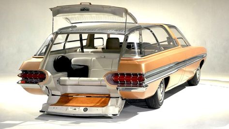 Station Wagon Cars, Fantasy Cars, Wagon Cars, Ford Lincoln Mercury, Concept Car Design, Weird Cars, Old Car, Futuristic Cars, Unique Cars