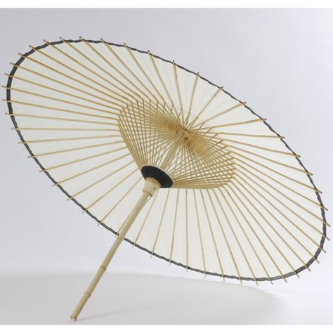 Hand-picket Bangasa umbrella 1.9 Shaku White Wagasa Umbrella, Japanese Parasol, Umbrella Drawing, Oil Paper Umbrella, Umbrella Photo, Japanese Umbrella, Japan Crafts, Fashion Japanese, 3d Printing Art