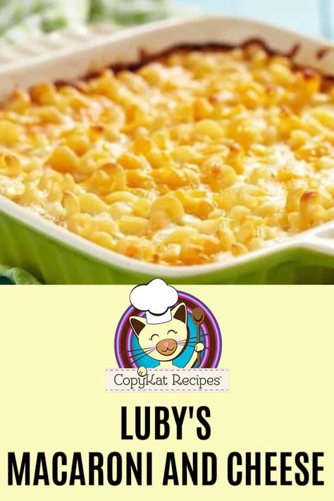 Lubys Macaroni And Cheese Recipe, Luby's Mac And Cheese Recipe, American Cheese Recipes, Best Mac N Cheese Recipe, Macaroni Cheese Recipes, Creamy Macaroni And Cheese, Macaroni And Cheese Recipe, Bacon Mac And Cheese, Best Mac And Cheese