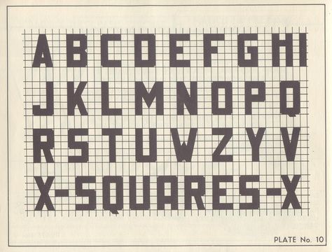 21pit p10 | Flickr - Photo Sharing! 3d Alphabet Letters On Graph Paper, Square Letters Font, Alphabet Grid Letters, Typography Theory, Cursive Pixel Letters, Block Letter Fonts, Large Alphabet Cross Stitch Letters, Bullet Journal Hand Lettering, Square Drawing