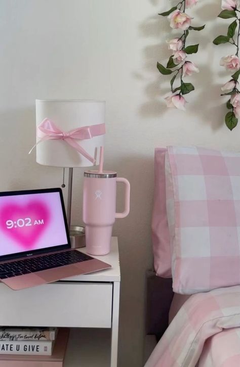 Available on my link with different colors Computer, Bed, Flowers, Pink