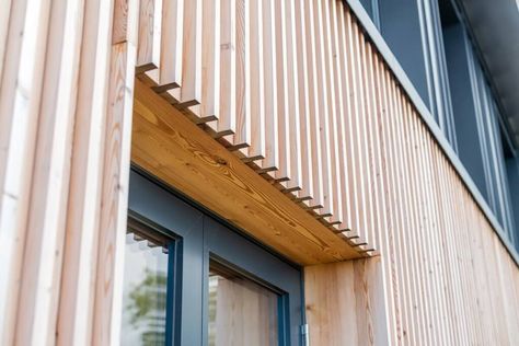 Loft Exterior, Wood Cladding Exterior, Larch Cladding, Wood Facade, Cedar Cladding, Cladding Design, Barndominium Ideas Exterior, Attic House, Timber Architecture