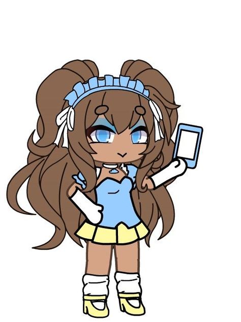 Gacha Club Brat Oc, Gacha Brat, Gacha Fits, Free Ocs, Cute Iphone Wallpaper Tumblr, Kitty Clothes, Hello Kitty Clothes, Black Hair Roblox, Gacha Ocs