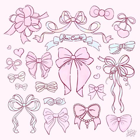 🎀 Bow Candy 🎀 Couldn't decide on a colour-way 💕 Made in Clip studio paint on the Samsung Galaxy S7 FE tablet #bows #coquette #kawaiiartist #kawaiiillustration #clipstudiopaint Bows Coquette, Clip Studio Paint, Samsung Galaxy S7, Galaxy S7, Tablet, Samsung Galaxy, Candy, Paint