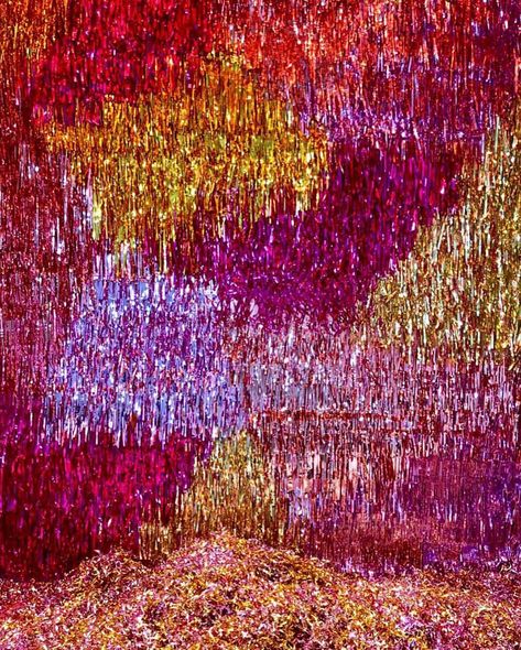 Fringe Backdrops, Heart Photo, Party Desserts, Design Sponge, Photo Heart, Disco Party, Photo Backdrop, The Stage, Event Decor