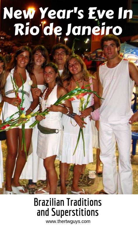 In Brazil, New Year's Eve is unique. Check out these Brazilian New Year's Eve traditions. You never know, one or two might work for you. via @thertwguys New Years In Brazil, Brazil New Years, New Years Eve Traditions, New Years Eve Food, New Years Traditions, New Year's Food, Holistic Approach To Health, Brazil Travel, Round The World