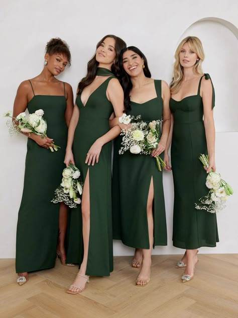 Viridian Green Bridesmaid Dresses, Park And Fifth, Fprest Green Bridesmaid Dresses, Emerald Green Theme Wedding, Bridesmaid Dresses Emerald Green, Mibt Green Bridesmiad Dresses, Various Shades Of Green Bridesmaid Dresses, Assorted Green Bridesmaid Dresses, Park And Fifth Bridesmaid