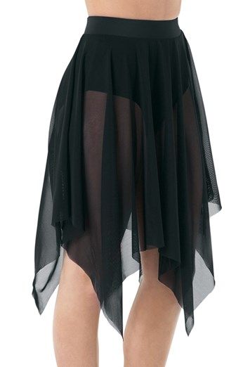 Black Dance Skirt, Black Dance Costumes, Dance Duo, Handkerchief Hem Skirt, Dance Uniforms, Hot Weather Outfits, Lyrical Dresses, Dance Accessories, Dance Shorts