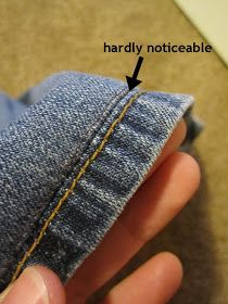 Transform Jeans, Stitching Hacks, Jeans Repair, Tips Menjahit, Homemade Clothes, Hemming Jeans, Sewing Alterations, Modest Style, Costura Diy