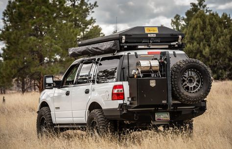 For Sale - Flagstaff 2007 Ford Expedition Adventure Driven's "Aspen" Full Overland turn key build | IH8MUD Forum Silverado Ltz, Ford Expedition El, Expedition Gear, Lightweight Travel Trailers, Suv Camper, Pontiac Aztek, Truck Detailing, Weekend Camping, Overland Truck