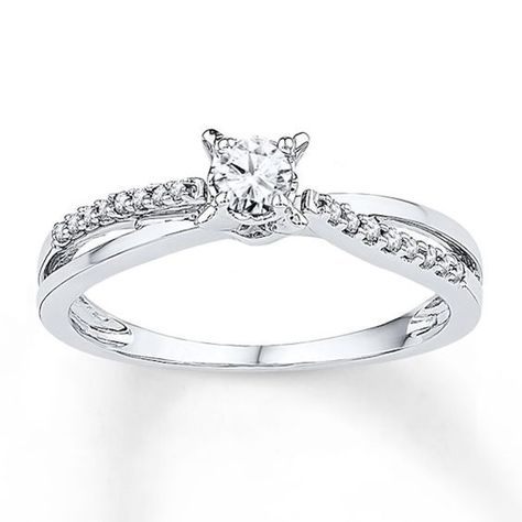 Kay Jewelers $24.99 Special 2022 Cute Promise Rings, Moissanite Engagement Ring White Gold, Diamond Promise Ring, Promise Ring For Her, Diamond Promise Rings, Aquamarine Engagement Ring, Kay Jewelers, Promise Rings For Her, Rose Engagement Ring