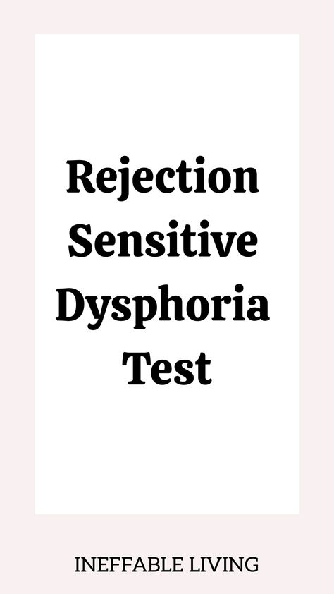 Rejection Sensitive Dysphoria Rejection Sensitive Dysphoria (RSD) is a term used to describe an intense emotional response to the perceived possibility or experience of rejection, criticism, or failure.  It is a concept that has gained attention within certain communities and is often associated with conditions such as Attention-Deficit/Hyperactivity Disorder (ADHD).  The term “Rejection Sensitive Dysphoria” was coined by Dr. William Dodson, an ADHD specialist, to describe this emotional respons Rejection Dysphoria, Rejection Worksheet, Rsd Quotes, Rejection Sensitivity, Rejection Sensitive Dysphoria, Mental Health First Aid, Emotional Response, Sensitive Person, Feeling Inadequate