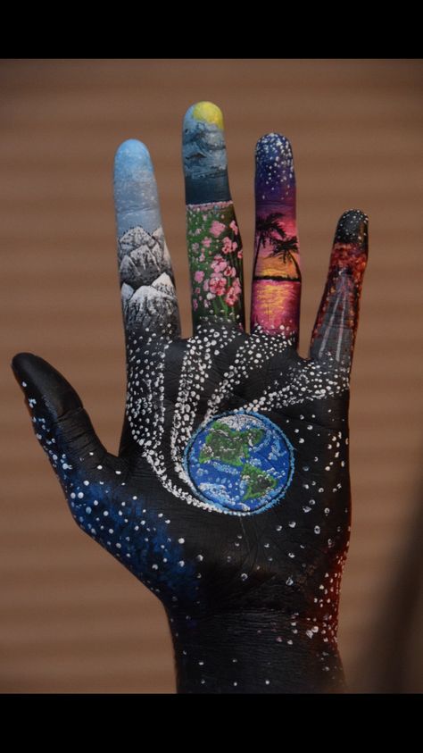 Body art Canvas Aesthetic, Paint Watercolor, Back Painting, Watercolor Ideas, Wow Art, Aesthetic Painting, Palm Of Your Hand, Paint Painting, Hand Art