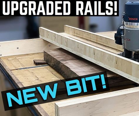 Making and Using Upgraded Router Sled Rails! : 11 Steps - Instructables Router Sled, Diy Router, Assembly Table, Best Woodworking Tools, Build Plans, Woodworking Books, Woodworking Patterns, Router Woodworking, Pocket Hole