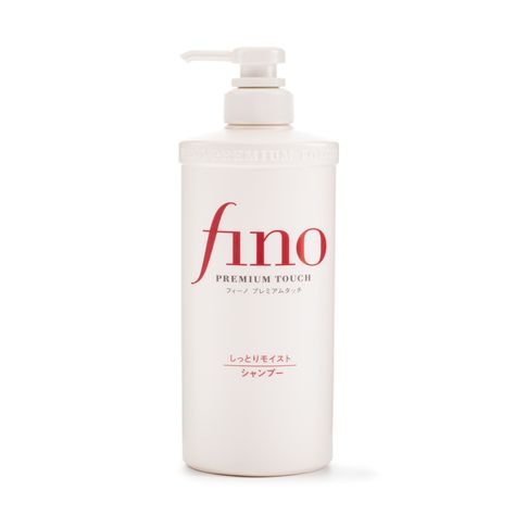 SHISEIDO Fino Premium Touch Moist Moist Shampoo - Weee! Conditioner For Shiny Hair, Fino Shampoo And Conditioner, Fino Premium Touch, Shampoo Photoshoot, Shampoo For Damaged Hair, Dream Makeup, Hair Smooth, Shampoo Bottles, Weather Change