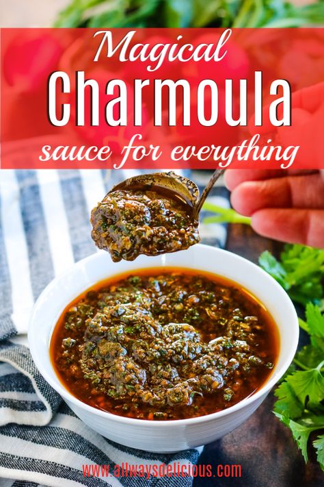 Cilantro Chimichurri Sauce Recipe, Cilantro Chimichurri Sauce, Chermoula Recipe, Fish Veggies, Chermoula Sauce, Cilantro Chimichurri, Chimichurri Sauce Recipe, Herb Sauce, Chimichurri Sauce