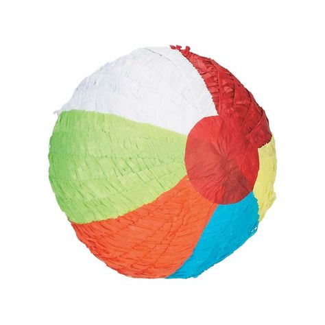 Beach Ball Party, Pinata Diy, Unicorn Pinata, Diy Pinata, Pinata Party, Beach Themed Party, Beach Diy, Tropical Theme, Beach Ball