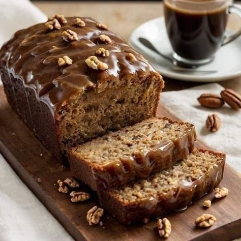 Barbara O'Neill Healthy Recipes | I need some people to say (yummy) so I can add their names to the Active Member  | Facebook Coffee Loaf Cake, Coffee Loaf, Date Loaf, Snickers Salad, Date Coffee, Banana Pecan Bread, Sloppy Joe Casserole, Creamed Beef, Banana Bread Ingredients