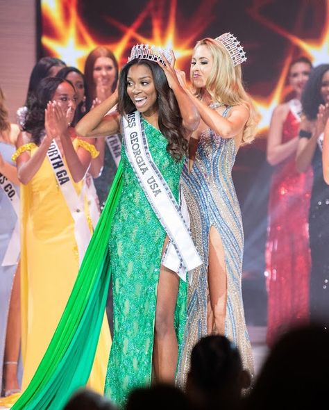 Green Gowns, Four Runner, Miss Georgia, Teen Pageant, Miss Teen Usa, Miss California, Teen Usa, Miss Usa, Georgia Usa