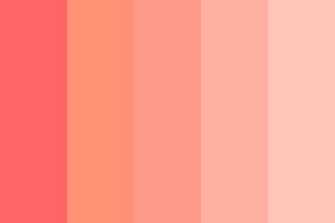 Rgb Code, Warm Tone Colors, Pink Color Palette, Orange Pink Color, Warm Color Schemes, Orange Gradient, Abstract Portrait Painting, Email Examples, Orange Color Palettes