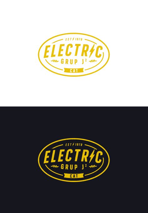 Electrician Logo Design, Electric Company Logo, Electrical Company Logo, Electrical Logo, Electrician Logo, Retro Logo Inspiration, Sd Logo, Lightning Logo, Company Logos