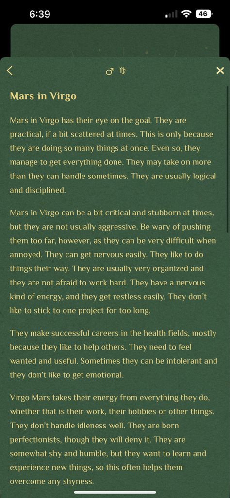 Mars Virgo, Virgo Mars, Virgo Meaning, Mars In Virgo, Astrology Meaning, Aries Sign, Astrology Facts, Gemini Zodiac, Season Of The Witch