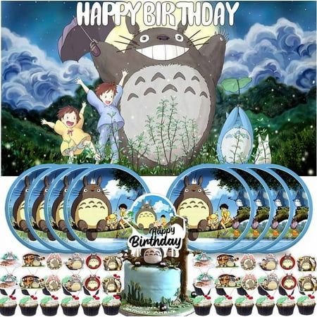 Leave The Photo Sharing Happiest Moment: Our idea is to make your child's birthday an unforgettable day. The children will have a wonderful Toroto Studio Ghibli themed dayand the photos will look fantastic,all in one same tone. Real Savings For You All the items included in this bundle are printed with graphics of Toroto Studio Ghibli . You will save over 60% compared to buying all My Neighbor Totoro Studio Ghibli party supplies separate. My Neighbor Totoro Studio Ghibli Party Themed: The shiny Totoro Party Decorations, Studio Ghibli Party, Totoro Party, Backdrop Balloons, Kids Cake Toppers, Decor Backdrop, Banner Decor, Cake Banner Topper, Kids Gift Guide