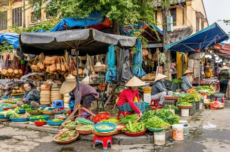 Environment Background, Hoi An Vietnam, Traditional Market, Market Stalls, Outdoor Market, Street Market, Market Street, Night Market, Hoi An