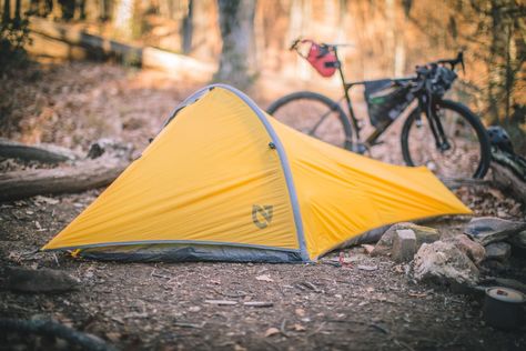 Bike Touring Packing, Bivy Tent, Bikepacking Gear, One Person Tent, Bike Packing, Bicycle Touring, Ultralight Camping, Wild Camp, Backcountry Camping