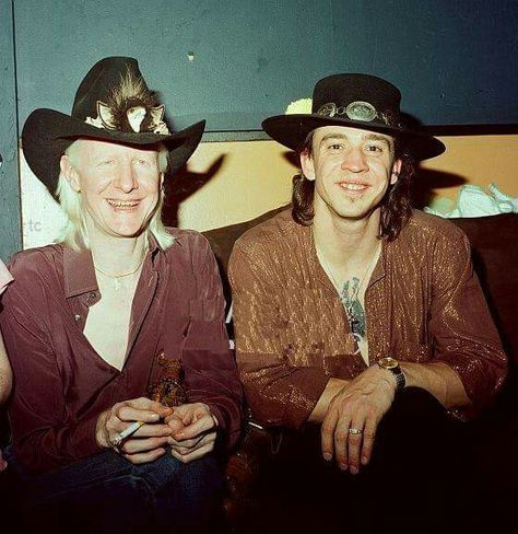 Johnny Winter and SRV Srv Guitar, Stevie Ray Vaughan Guitar, Steve Ray Vaughan, Edgar Winter, Johnny Winter, Stevie Ray Vaughn, Blues Musicians, Ray Vaughan, Classic Rock And Roll