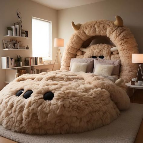 Cozy Animal Bed Designs for Kids: Exploring Customized House Beds and More Cozy Animals, Animal Bed, Oversized Pillows, Kids Exploring, House Bedroom, Unique Beds, Best Kids Toys, House Beds, Bedroom Refresh