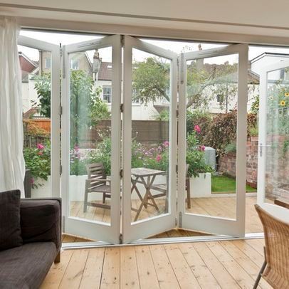 Sliding Glass Doors, Open Living Room, Barn Conversion, Versace Home, Folding Doors, House Extensions, Bifold Doors, Style At Home, Patio Doors