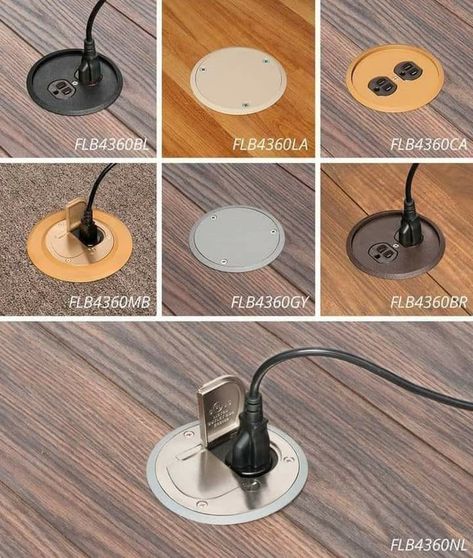 Floor Outlets Living Rooms, Floor Electrical Outlets, Floor Outlets, Electric Outlets, Floor Outlet, Home Engineering, Floor Boxes, Hidden Rooms, Electrical Outlets