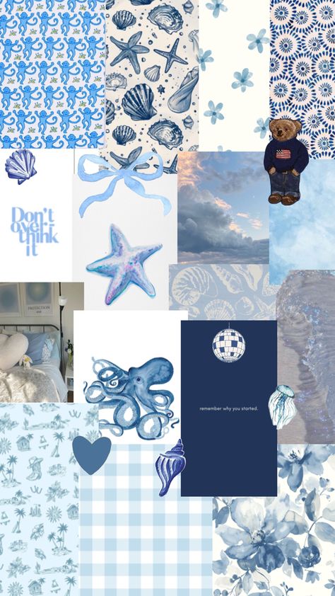 Blue Collage, American Sweetheart, Collage, Bedroom, Blue, Quick Saves