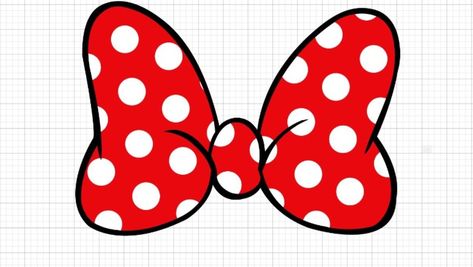 Minnie Mouse Template, Minnie Mouse Printables, Bow Svg, Svg Clip Art, Minnie Bow, Mickey Mouse Birthday Party, Minnie Mouse Bow, Baby Minnie, Minnie Mouse Birthday Party