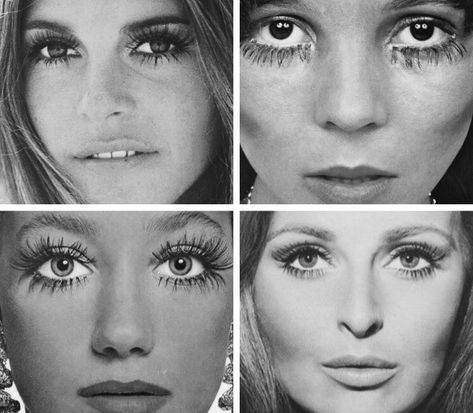 70s Eyelashes, 60s Eyelashes, Twiggy Eyelashes, 60s Lashes, Mod Makeup, 60s Makeup, 70s Makeup, 80s Makeup, Guilty Conscience