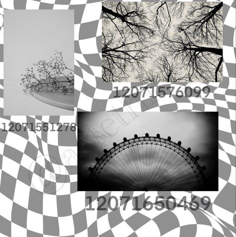 Here is a black white version Black And White Roblox Decals, Bloxburg Black And White Decals, Modern Decals, Picture Codes, Painting Carpet, Roblox Decals, Roblox Code, House Pics, House Decals