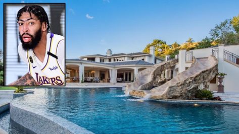 ICYMI: Lakers Star Anthony Davis Sells Westlake Village, CA, Mansion for $6.6M Davis Wade Stadium, Sunken Trampoline, Silverlake Los Angeles Houses, Westlake Village California, University Of California Davis, Bel Air Mansion, Double Islands, California Governor Mansion, Infinity Edge Pool