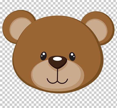 Bear Teddy, Teddy Bear Face, Bear Printable, Bear Png, Teddy Bear Png, Teddy Bear Template Free Printable, Fall Baby Shower Themes, Teddy Bear Party, Teddy Bear Clipart