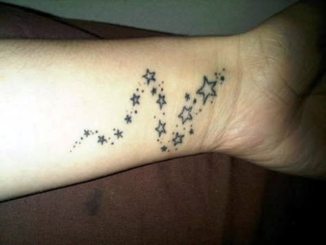 Star Tattoo On Wrist, Tattoos On Wrist, Star Tattoo Meaning, Tattoos About Growth, Cute Tattoos On Wrist, Tribute Tattoos, Unusual Tattoo, Armband Tattoos, Tattoo Trend