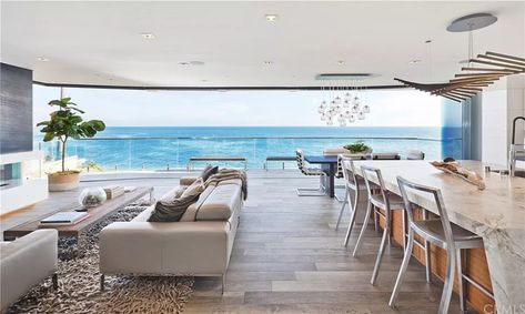 Laguna Beach House, Greece House, Beach House Interior Design, Luxury Beach House, Open Concept Home, Dream Mansion, Beach House Plans, Dream Beach Houses, Beautiful Houses Interior